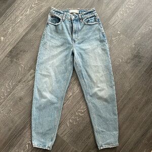 Abercrombie & Fitch Light Blue The 80’s Mom High Rise